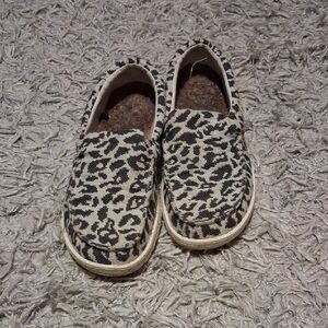 Hey Dude Womens Leopard Moccasins